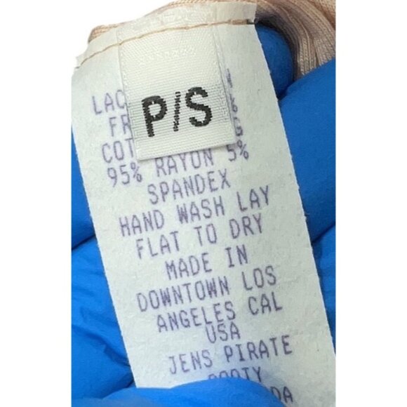 Jen’s Pirate Booty Pink French Lace Bell Sleeve Off Shoulder Mini Dress | Boho S - Picture 15 of 16